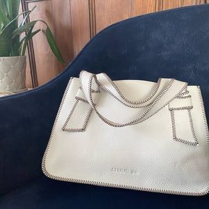 Cerruti 1881 white leather purse